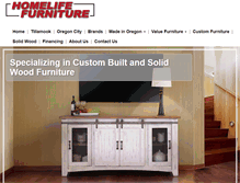 Tablet Screenshot of homelife-furniture.com